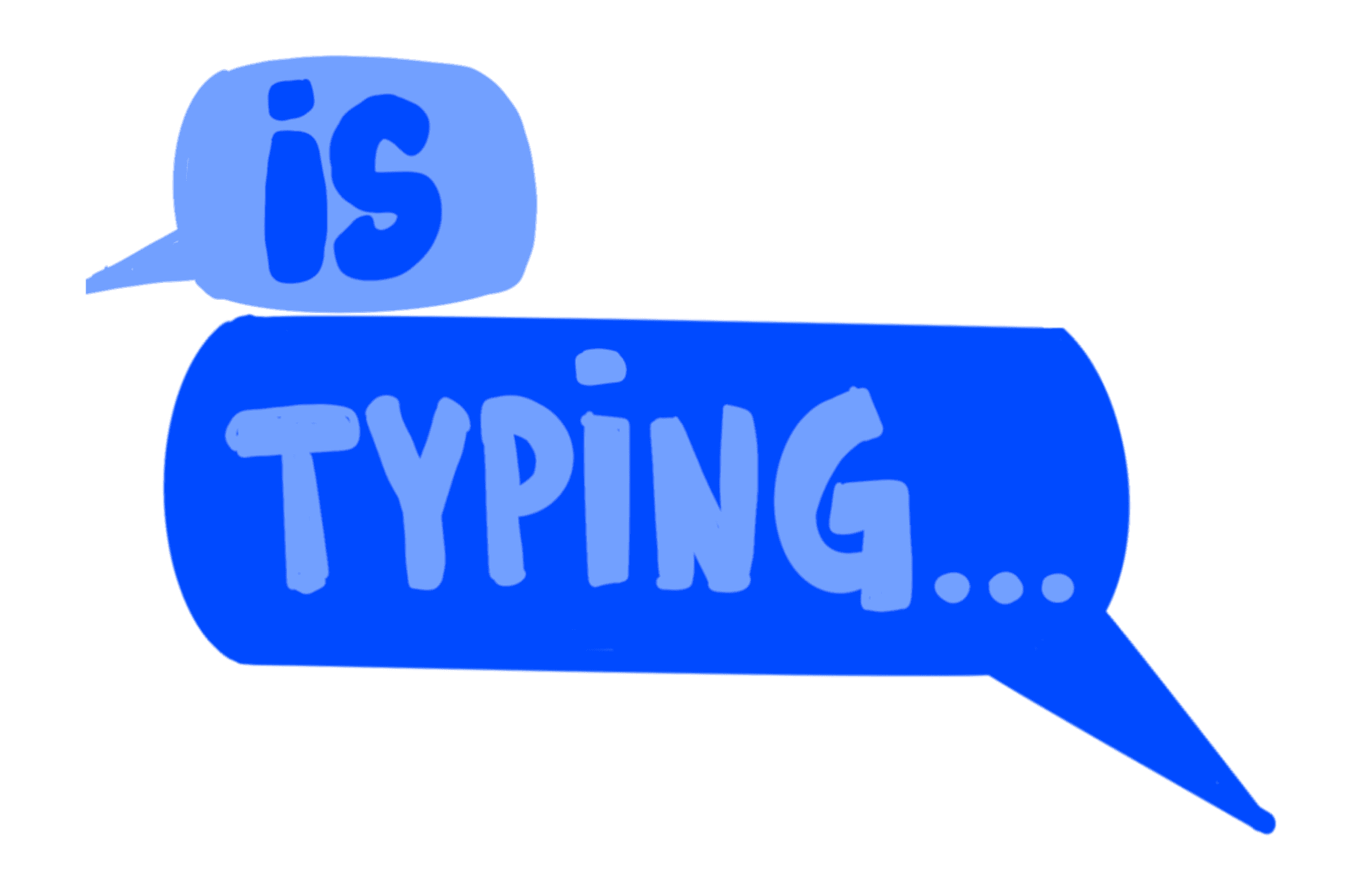IS TYPING title mark